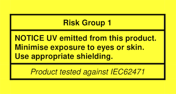 UV Warnzeichen